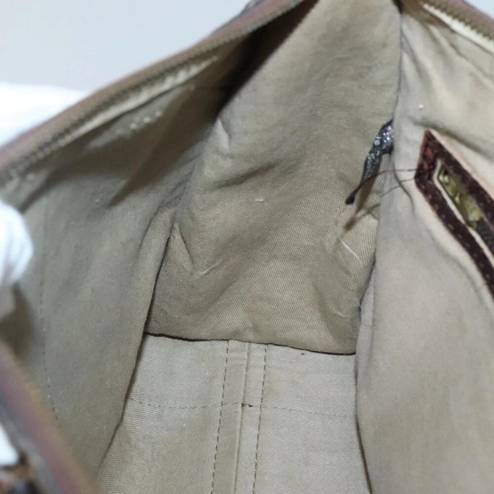 Christian Dior Trotter Canvas Hand Bag Brown Gold Auth 137848 - Picture 13 of 16